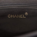 Vintage Chanel Mini Kelly Bag Black Satin Gold Hardware