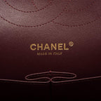 Chanel Black Quilted Caviar Jumbo Classic Double Flap Bag Gold Hardware