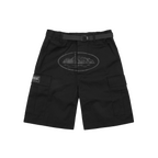 Corteiz Alcatraz Cargo Short - Triple Black