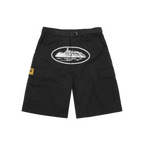 Corteiz Alcatraz Cargo Short - Black