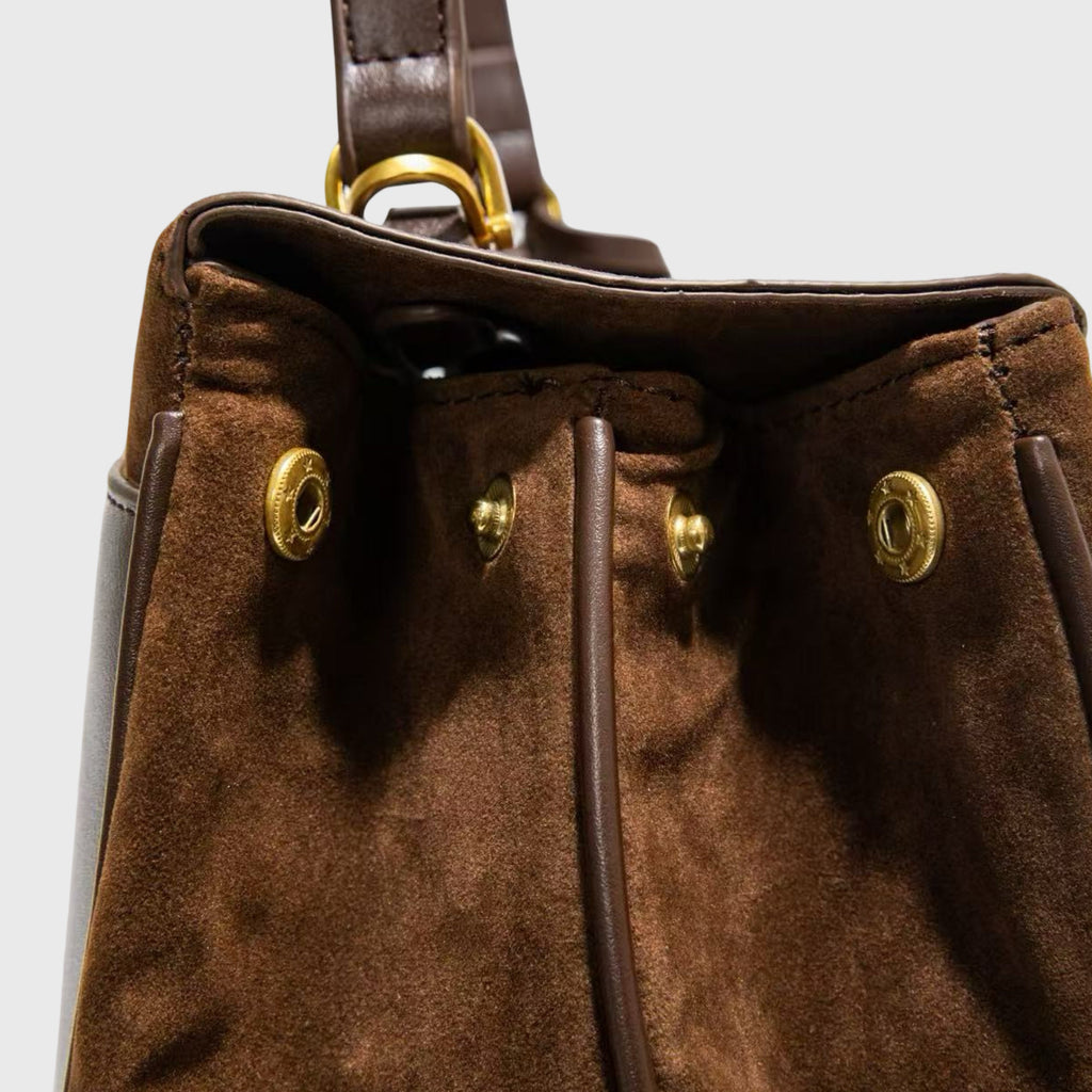 Bags End Ciara Vegan Suede Shoulder Bag