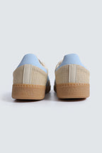 Bags End Women's Taupe Low-Top Mesh Sneakers