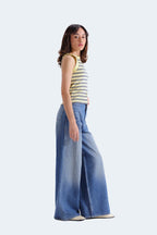 Bags End Women's Ribbed Striped Tank Top
