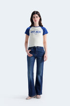 Bags End Women's Cropped Slogan Print T-Shirt