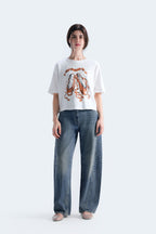 Bags End Women's Cropped Graphic T-Shirt
