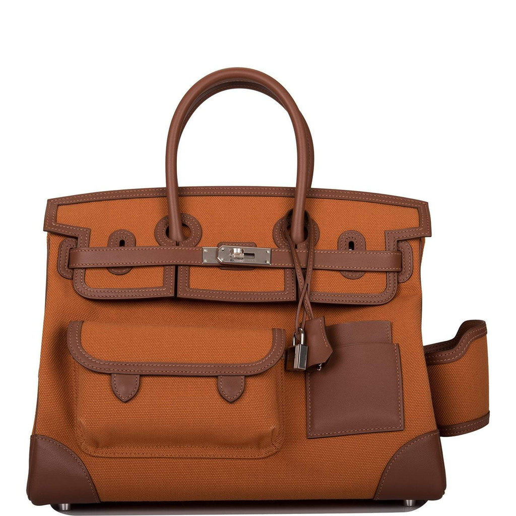 Hermes Cargo Birkin 35 Marron Inde Swift, side view