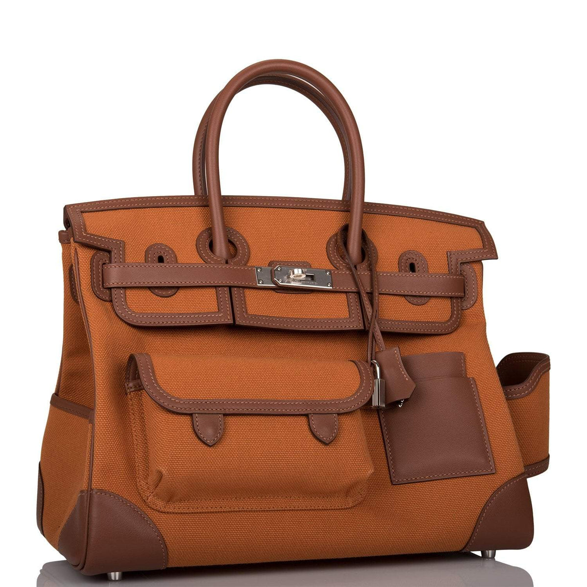 Hermes Cargo Birkin 35 Marron Inde Swift, back view