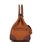 Hermes Cargo Birkin 35 Marron Inde Swift, interior and construction detail