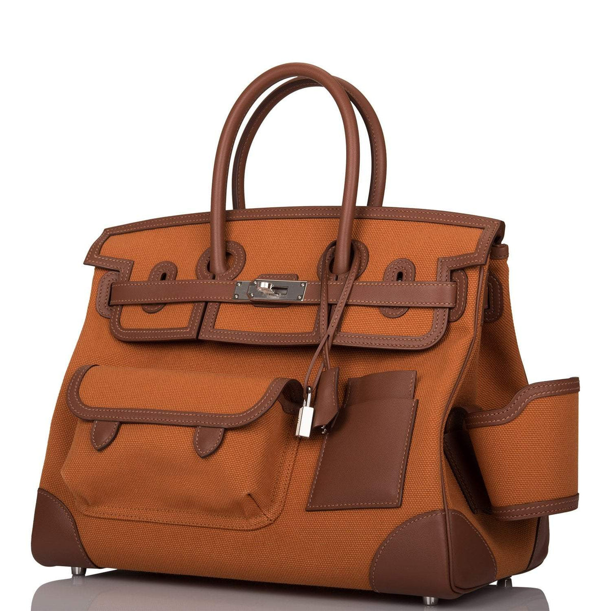 Hermes Cargo Birkin 35 Marron Inde Swift, product detail view 6