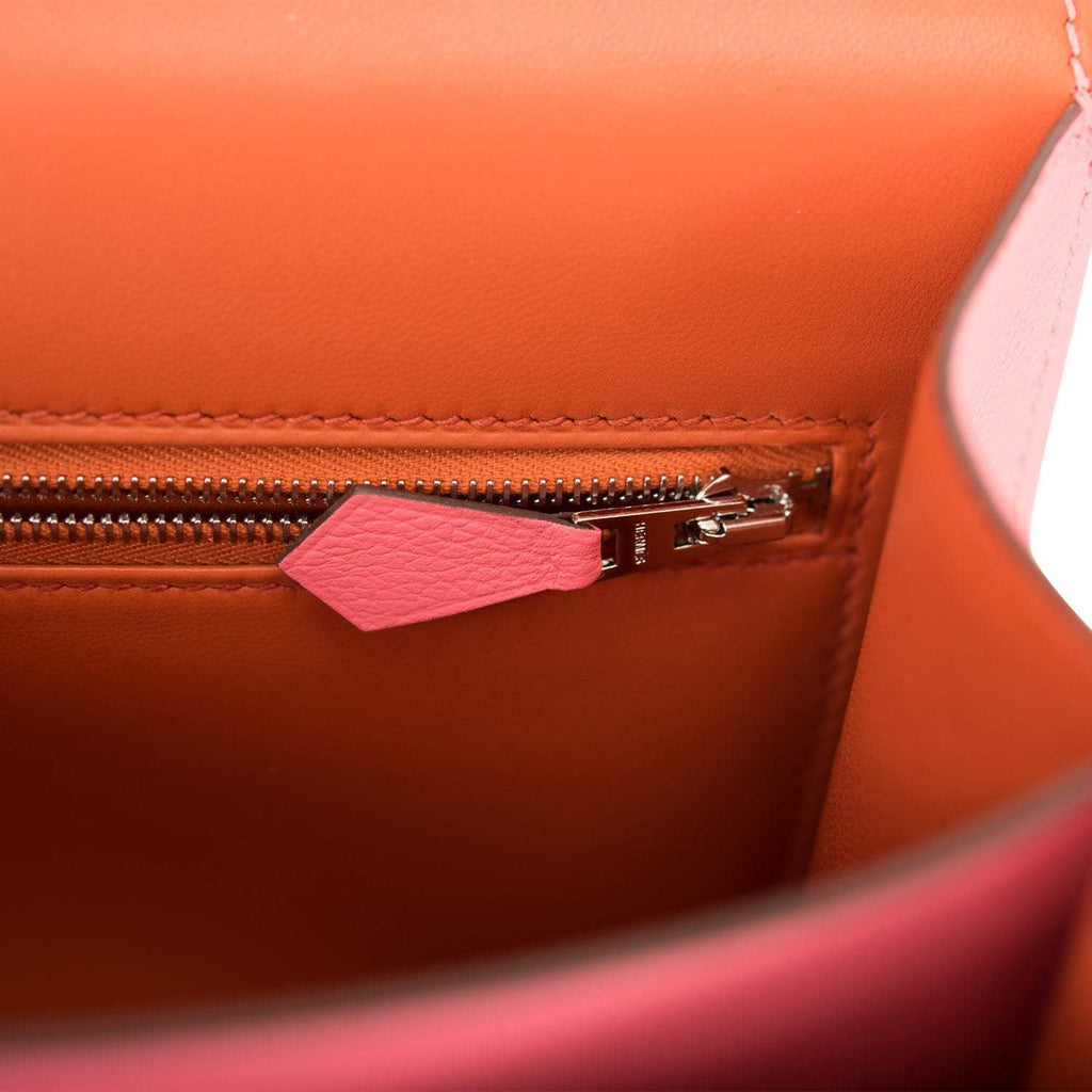 Hermes Constance 24 Rose D'Ete Verso Evercolor