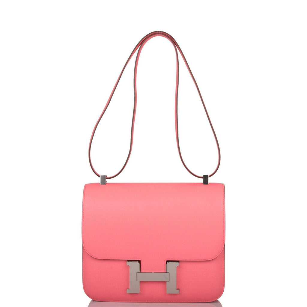 Hermes Constance 24 Rose D'Ete Verso Evercolor