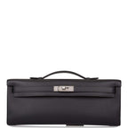 Hermes Black Swift Kelly Cut Palladium Hardware