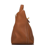 Hermes Fauve Barenia Faubourg 24/24 Bag 29cm Gold Hardware, back view