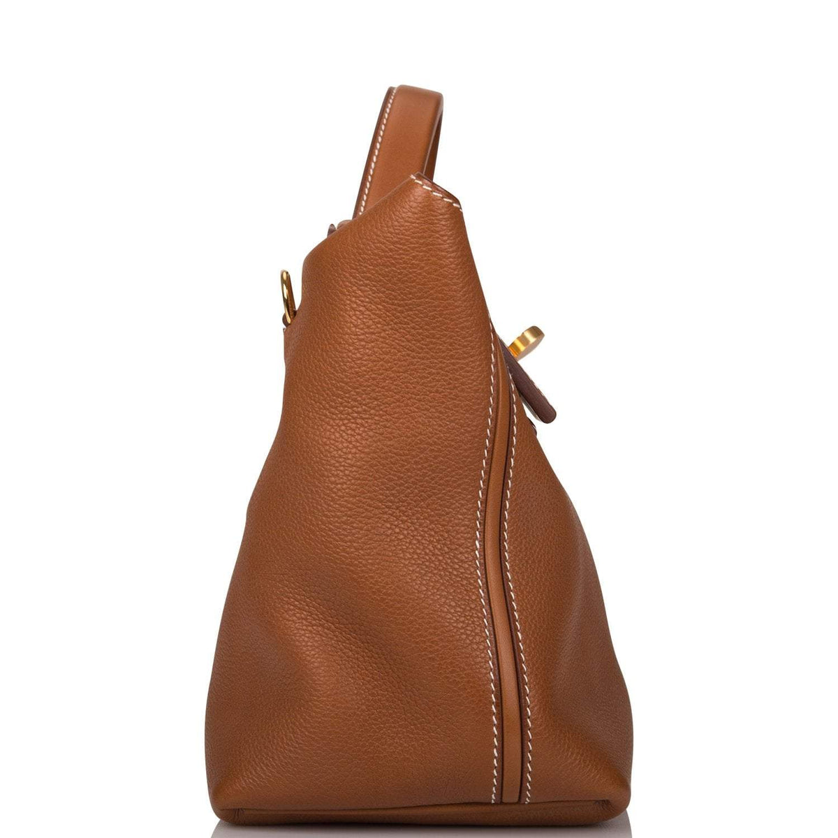Hermes Fauve Barenia Faubourg 24/24 Bag 29cm Gold Hardware, back view