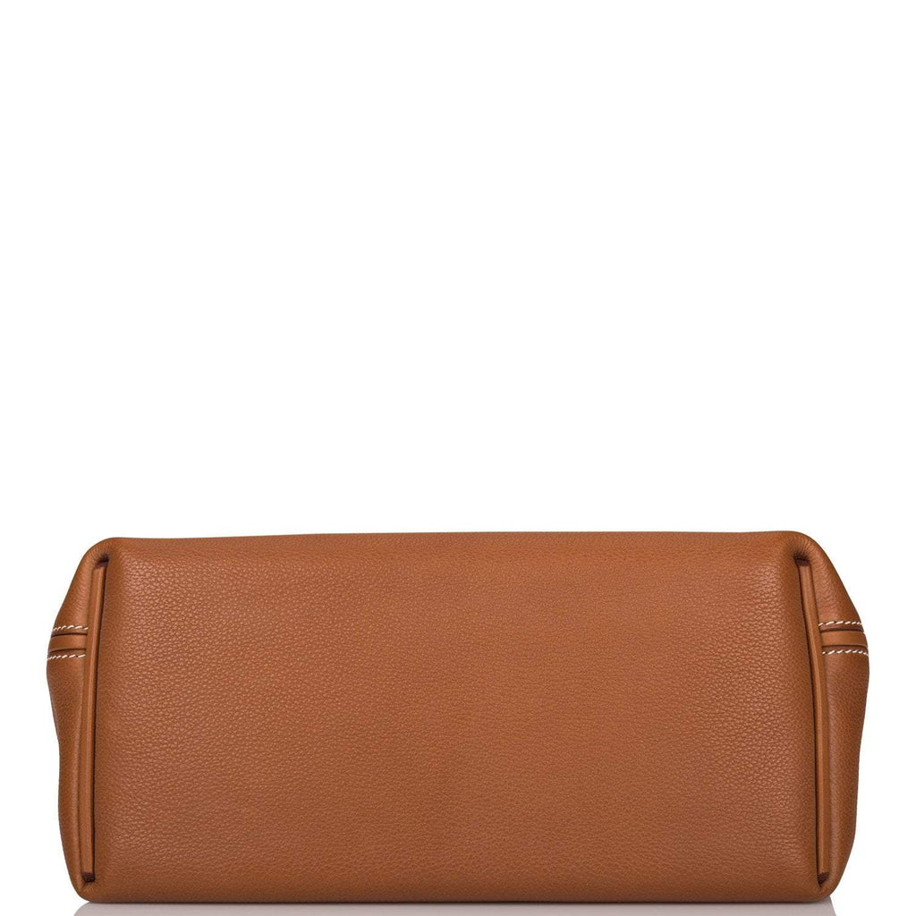 Hermes Fauve Barenia Faubourg 24/24 Bag 29cm Gold Hardware, product detail view 6