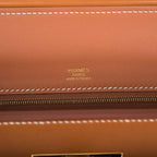 Hermes Fauve Barenia Faubourg 24/24 Bag 29cm Gold Hardware, product detail view 7