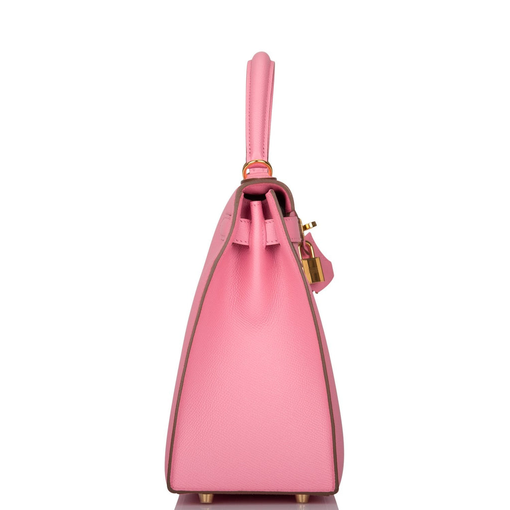 Hermes Kelly 28 Sellier HSS in Rose Confetti Epsom leather with gold-tone hardware, product image 3