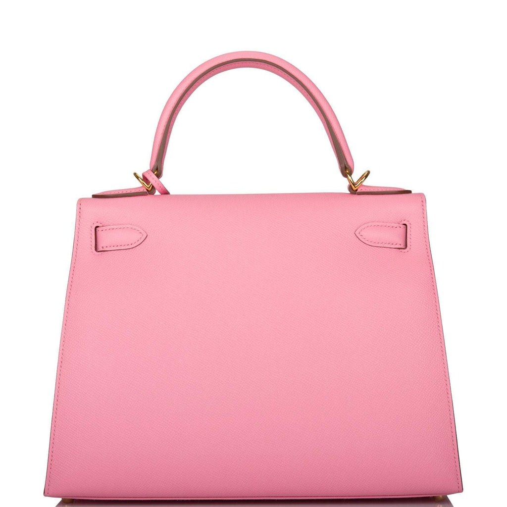 Hermes Kelly 28 Sellier HSS in Rose Confetti Epsom leather with gold-tone hardware, product image 4
