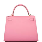 Hermes Kelly 28 Sellier HSS in Rose Confetti Epsom leather with gold-tone hardware, product image 4