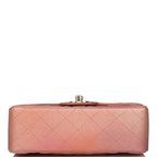 Chanel Mini Rectangular Flap Bag Pink Ombre Metallic Lambskin Light Gold Hardware