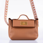 Hermes 24/24 21 Gold Evercolor Swift Leather Gold Hardware 2021 Z