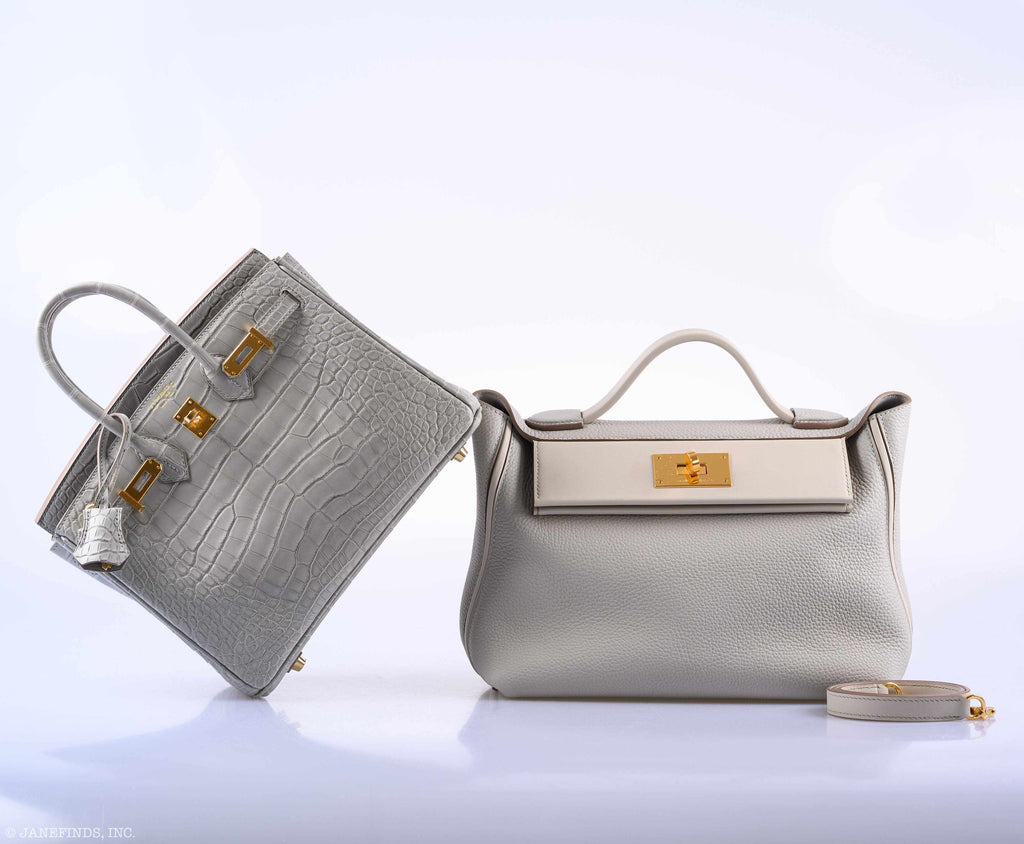 Hermes 24/24 29 Gris Perle Togo Beton Swift Gold Hardware, product detail view 6