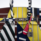 Hermes Birkin 25 "One Two Three And Away We Go!" Limited Edition By Nigel Peak Multicolor Swift Leather - product image 11