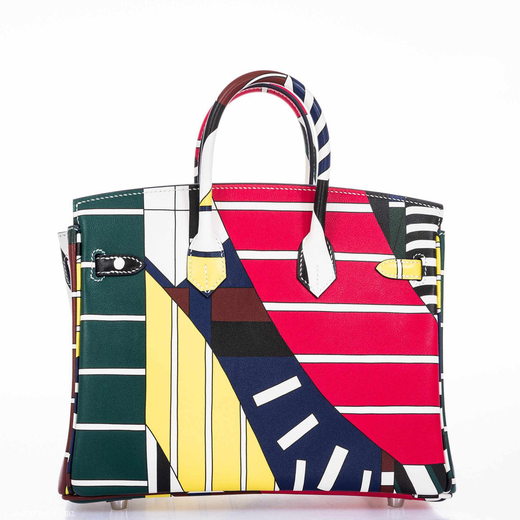 Hermes Birkin 25 "One Two Three And Away We Go!" Limited Edition By Nigel Peak Multicolor Swift Leather - product image 13