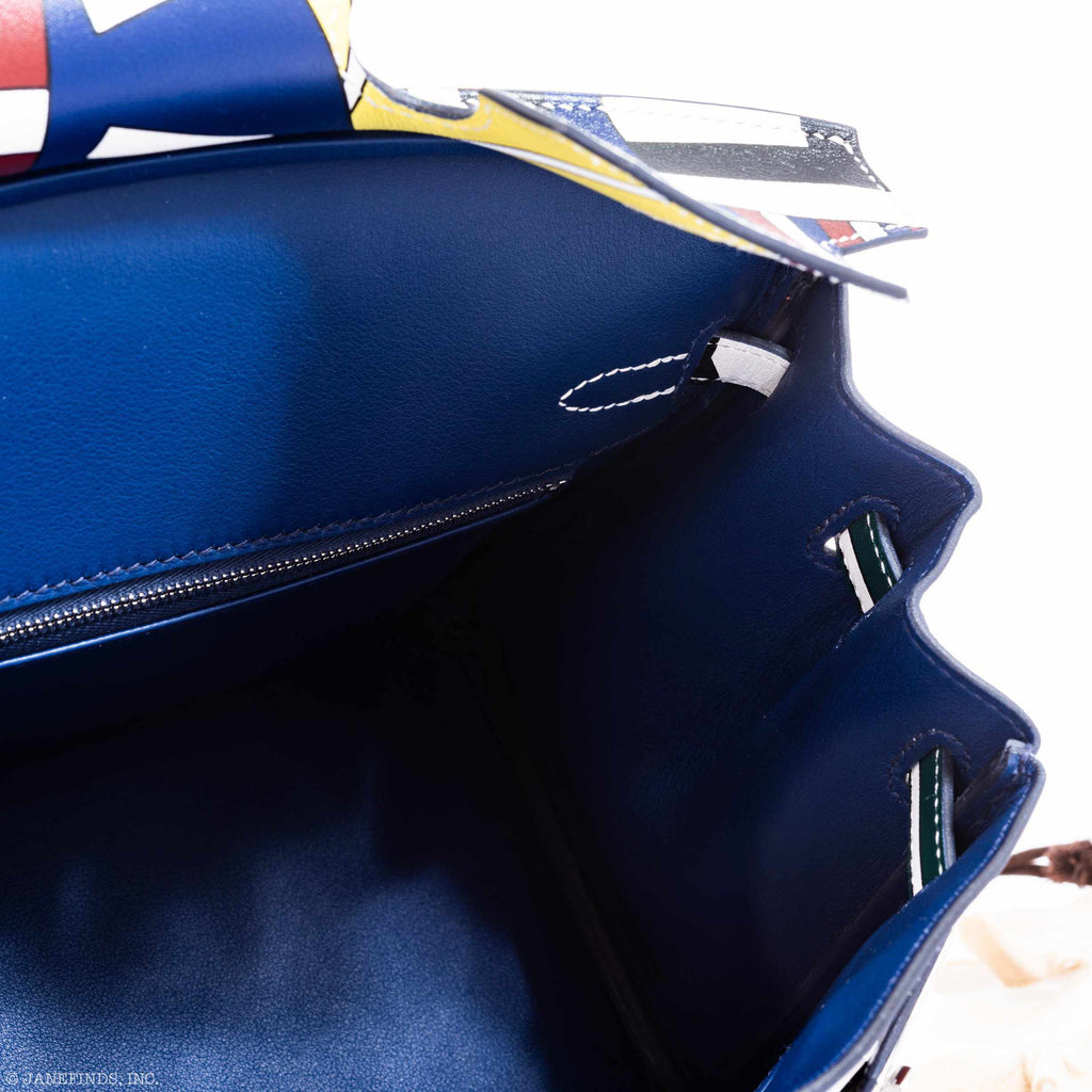 Hermes Birkin 25 "One Two Three And Away We Go!" Limited Edition By Nigel Peak Multicolor Swift Leather - product image 14