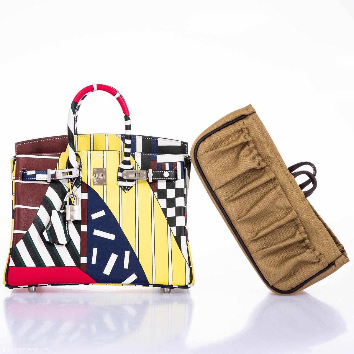 Hermes Birkin 25 "One Two Three And Away We Go!" Limited Edition By Nigel Peak Multicolor Swift Leather - product image 17
