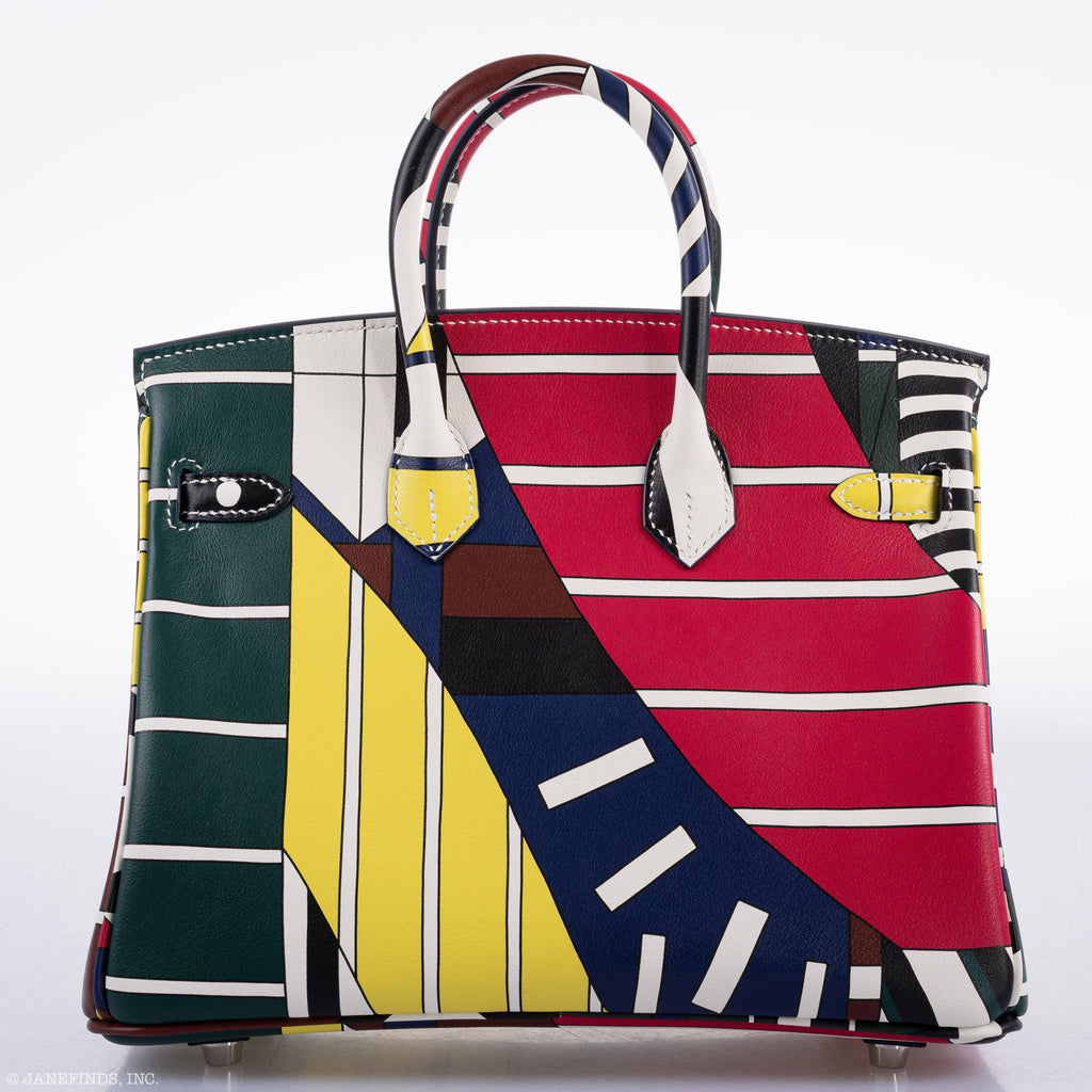 Hermes Birkin 25 "One Two Three And Away We Go!" Limited Edition By Nigel Peak Multicolor Swift Leather - product image 18
