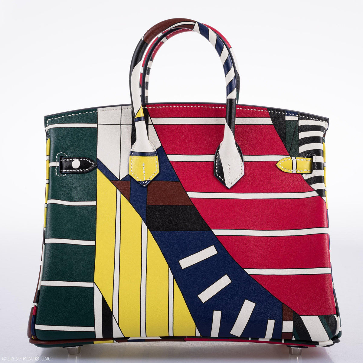 Hermes Birkin 25 "One Two Three And Away We Go!" Limited Edition By Nigel Peak Multicolor Swift Leather - product image 18