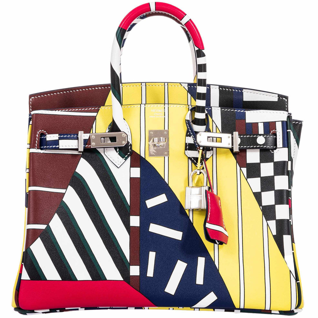 Hermes Birkin 25 "One Two Three And Away We Go!" Limited Edition By Nigel Peak Multicolor Swift Leather - product image 20