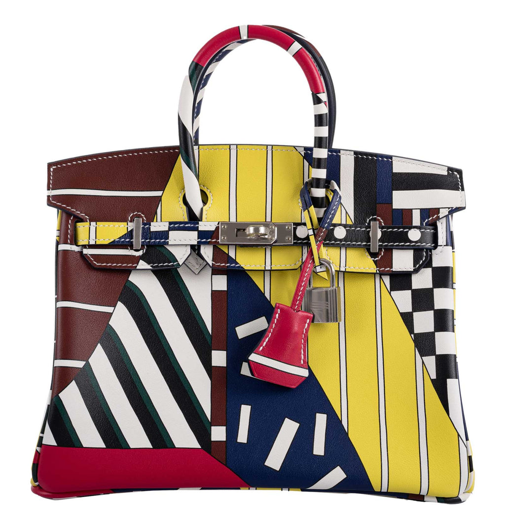 Hermes Birkin 25 "One Two Three And Away We Go!" Limited Edition By Nigel Peak Multicolor Swift Leather - product image 1