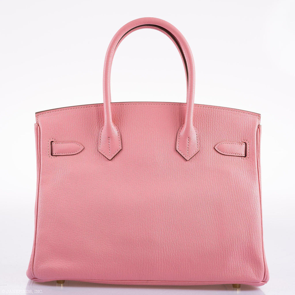 Hermes Birkin 30 HSS Rose Confetti Chevre Gold Hardware - 2015, T - hardware detail