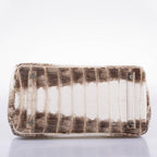 Hermes Birkin 30 Matte Himalayan Niloticus Crocodile Palladium Hardware 2010 N Square