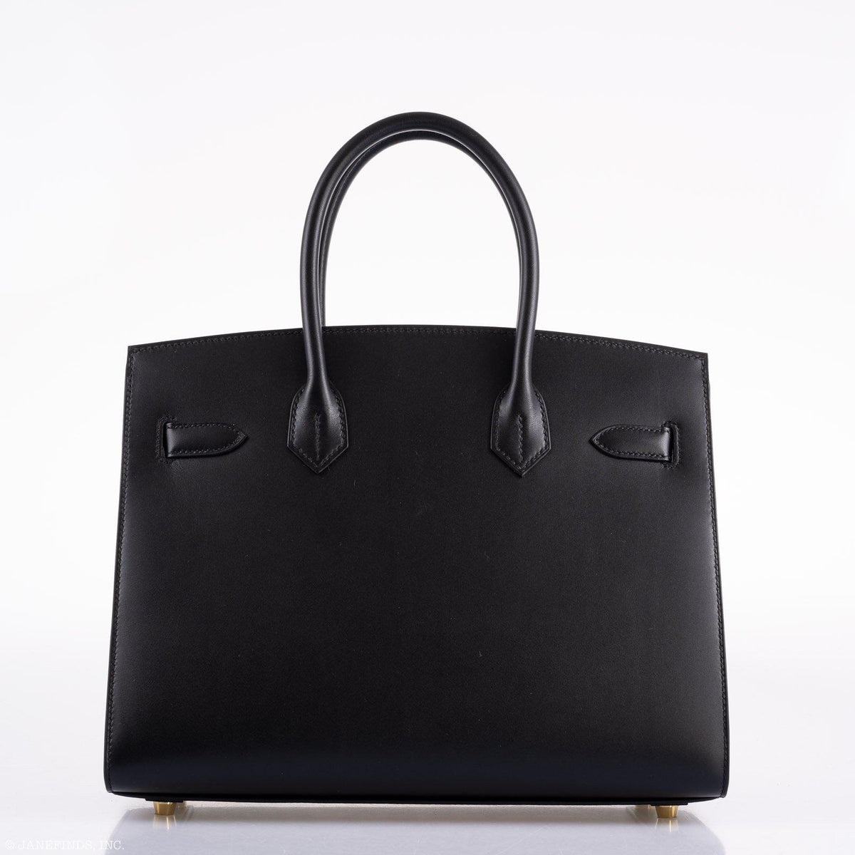 Hermes Birkin 30 Sellier Black Veau Monsieur Leather Gold Hardware - 2020, Y - hardware detail