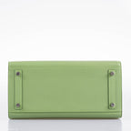 Hermes Birkin 30 Sellier Vert Criquet Madame Grain Palladium Hardware - 2020, Y - hardware detail