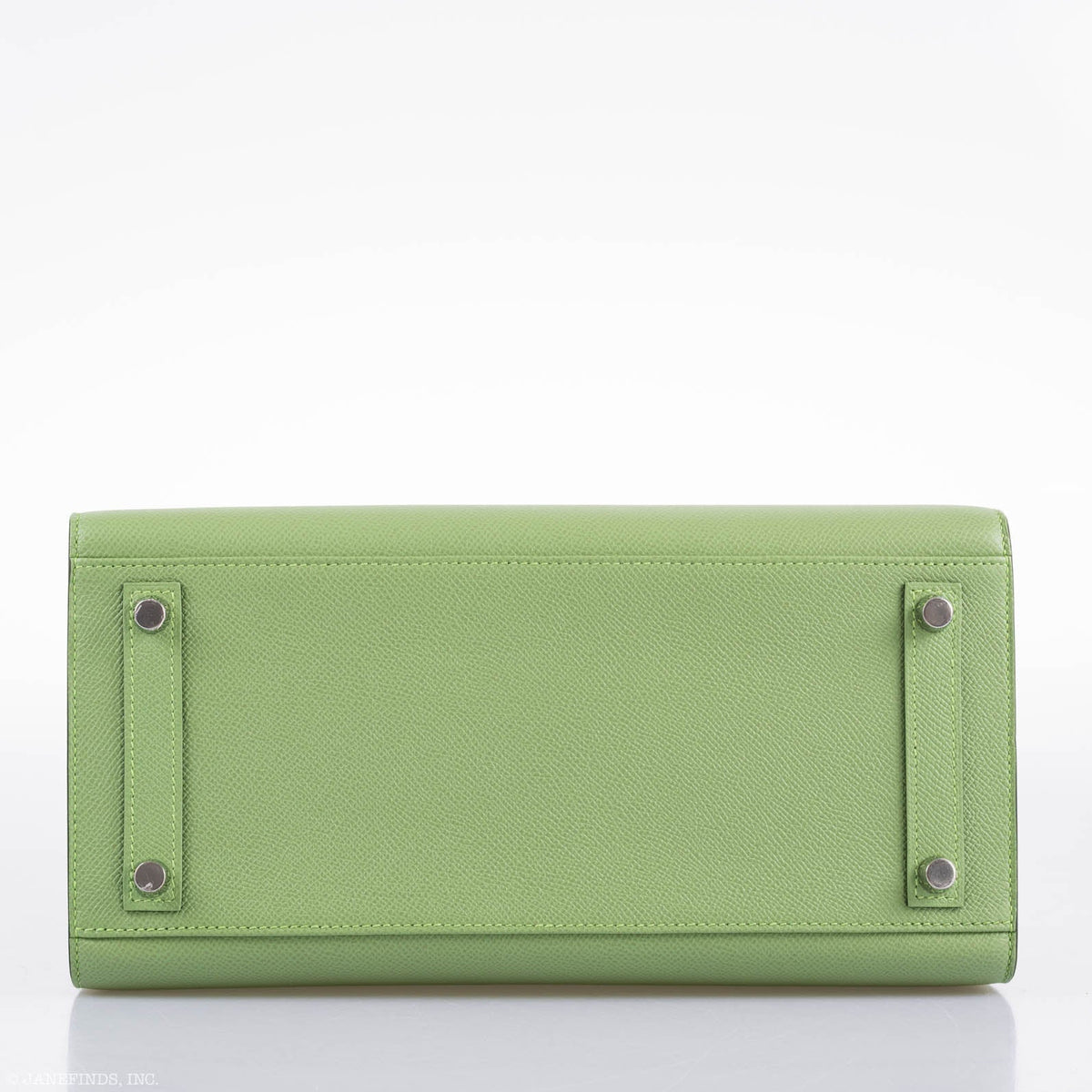 Hermes Birkin 30 Sellier Vert Criquet Madame Grain Palladium Hardware - 2020, Y - hardware detail