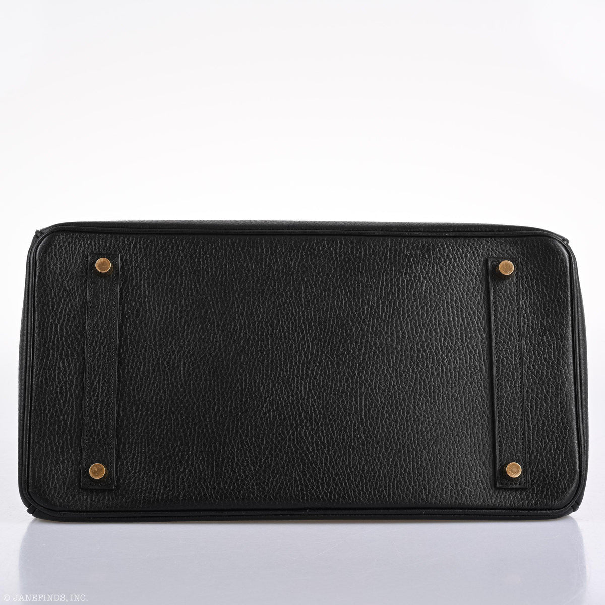 Hermes Birkin 35 Black Ardenne Gold Hardware - C Square - hardware detail