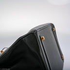 Hermes Birkin 35 Black Ardenne Gold Hardware - C Square - hardware detail