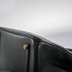 Hermes Birkin 35 Black Ardenne Gold Hardware - C Square - hardware detail