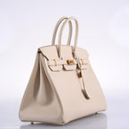 Hermes Birkin 35 Craie Epsom Gold Hardware - 2015, T - hardware detail