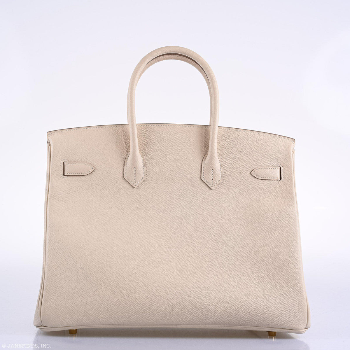 Hermes Birkin 35 Craie Epsom Gold Hardware - 2015, T - hardware detail