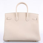 Hermes Birkin 35 Craie Epsom Gold Hardware - 2015, T - hardware detail