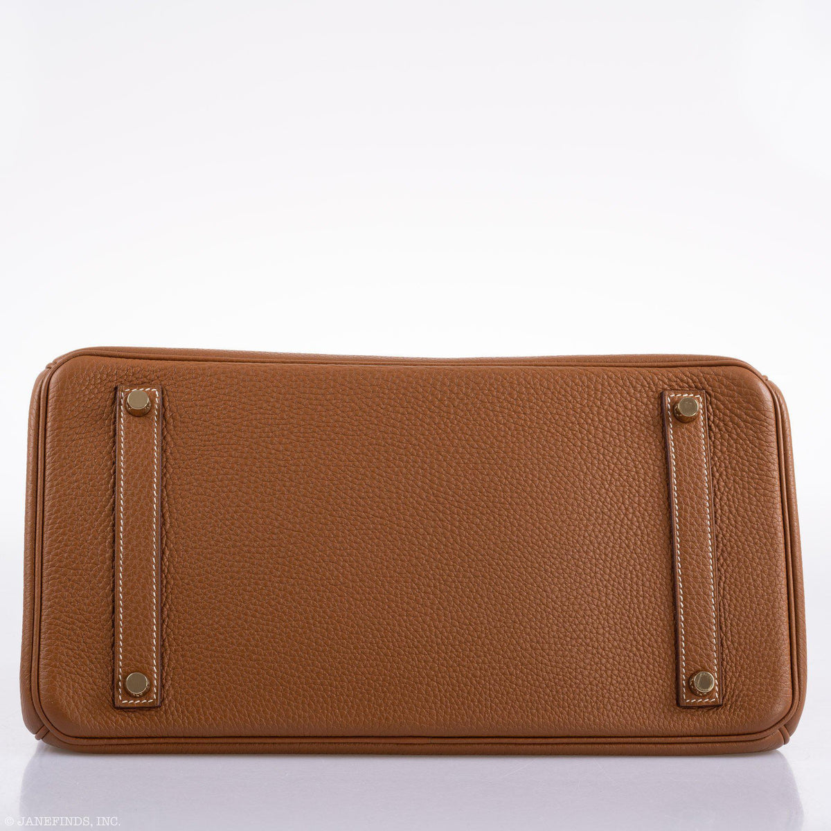Hermes Birkin 35 Gold Togo Gold Hardware - Square O - hardware detail