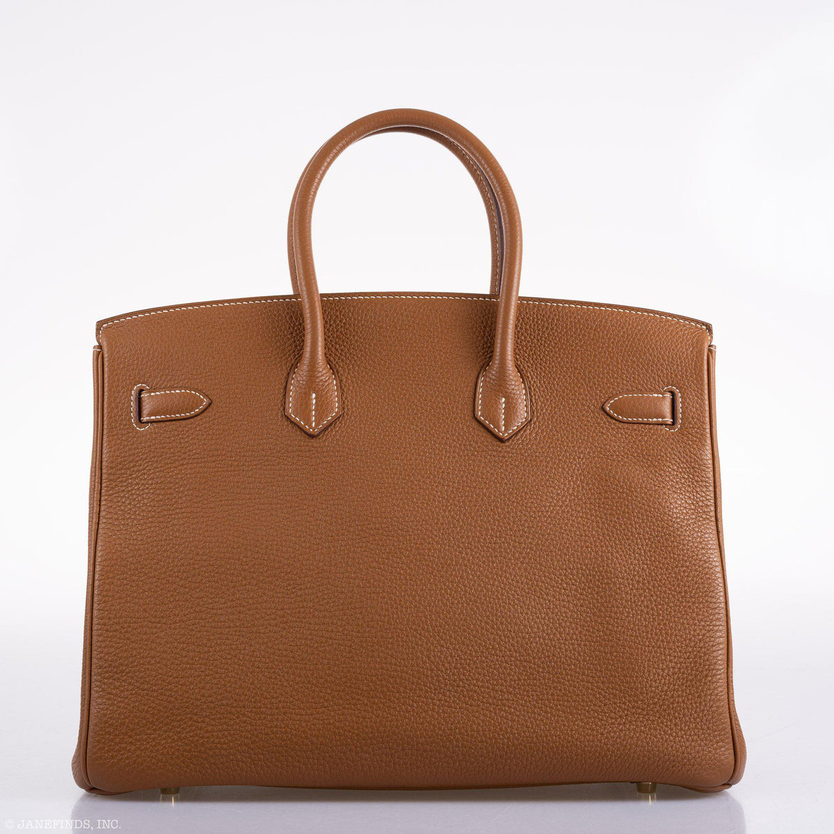 Hermes Birkin 35 Gold Togo Gold Hardware - Square O - hardware detail