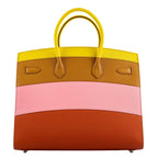 Hermes Birkin 35 Sellier Sunrise Rainbow Epsom Leather Bag with Palladium-Tone Hardware bag, product image 6; color, leather and hardware details as shown