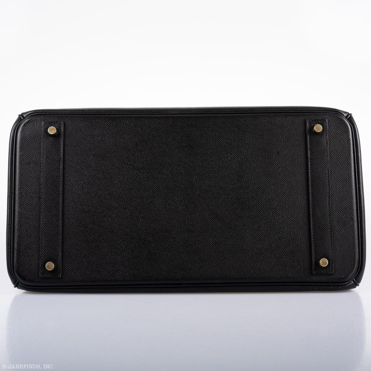 Hermes Birkin 40 Black Epsom Leather Gold Hardware - 2011, Square O - hardware detail