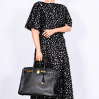Hermes Birkin 40 Black Epsom Leather Gold Hardware - 2011, Square O - hardware detail